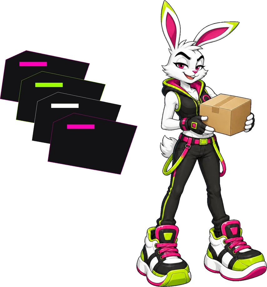 Jinxx mascot: More brands. Less drag.