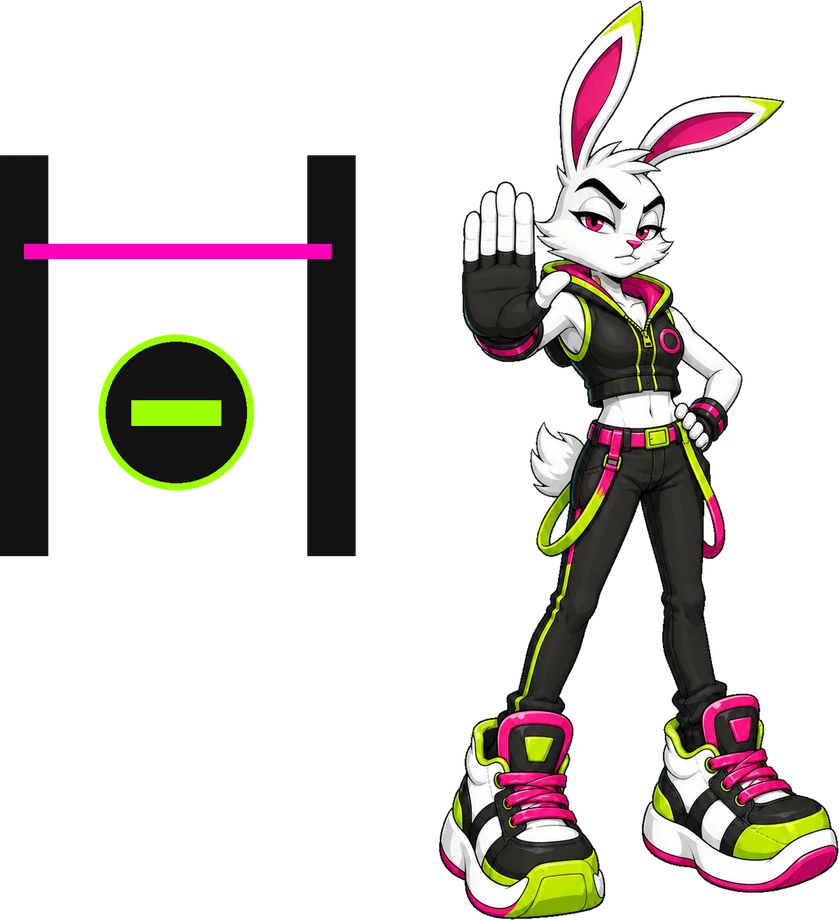 Jinxx mascot: Humans stay in control.
