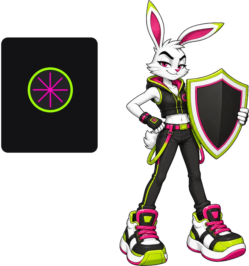 Jinxx mascot: Lock the signal down.